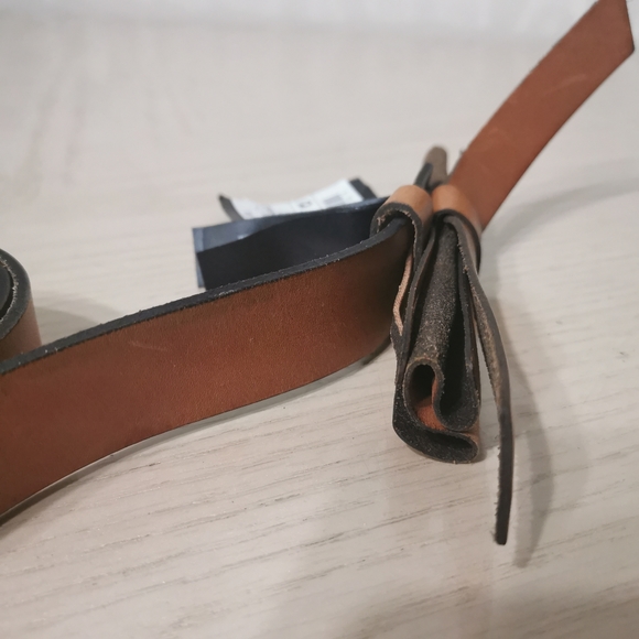 NWT! Massimo Dutti Leather Bow Belt - Picture 3 of 10